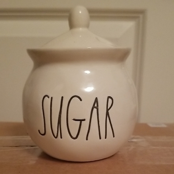 Rae Dunn Ceramic Sugar with Lid - Picture 1 of 4